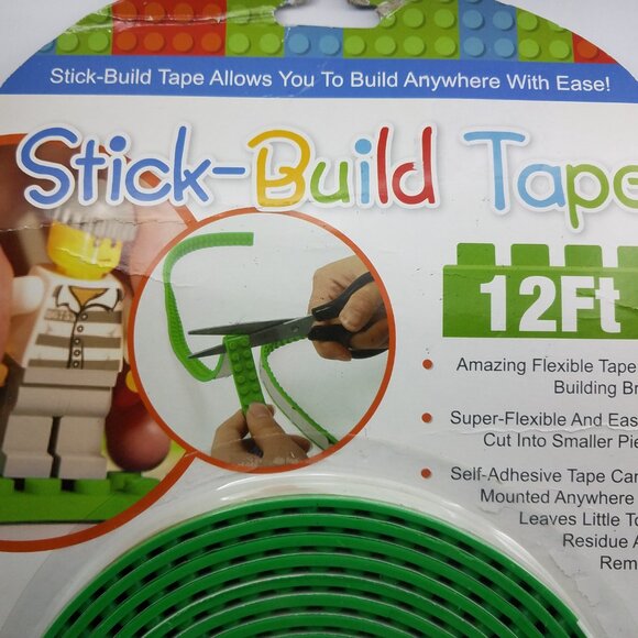 Tekno Stick Build Tape Amazing Flexible 12 Ft Self Adhesive For Building Brick - Picture 3 of 7
